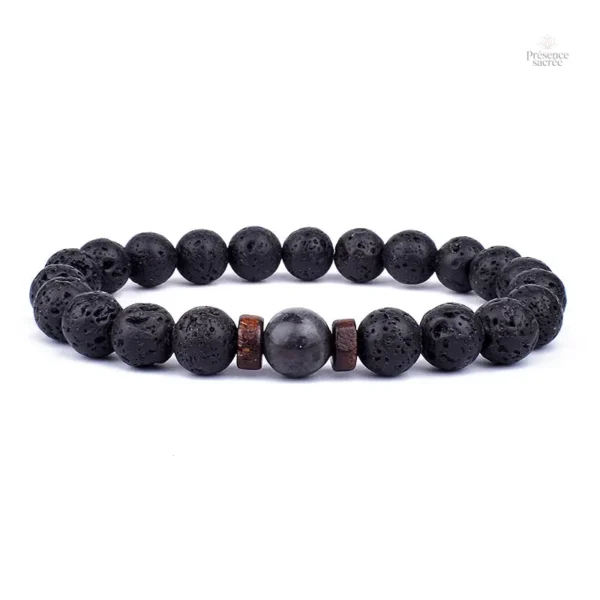 Bracelet zen en pierre de Lave