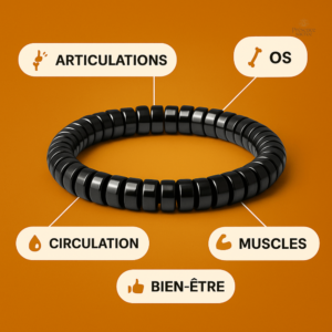 Bijou en pierre naturelle favorisant le bien-être articulaire