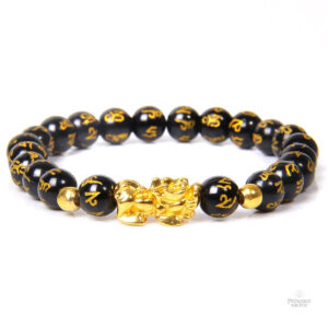 Bracelet Fengshui Pixiu en or, symbole de protection et de richesse