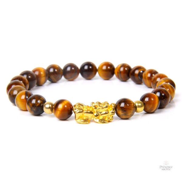 Bracelet Bouddhiste avec Pixiu pour attirer la prospérité