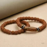 Bracelet bouddhiste en graines de Bodhi