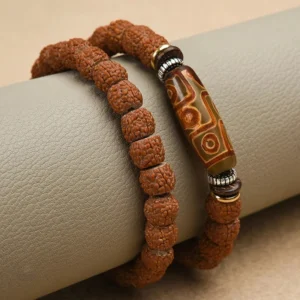 Accessoire spirituel pour homme en graines naturelles