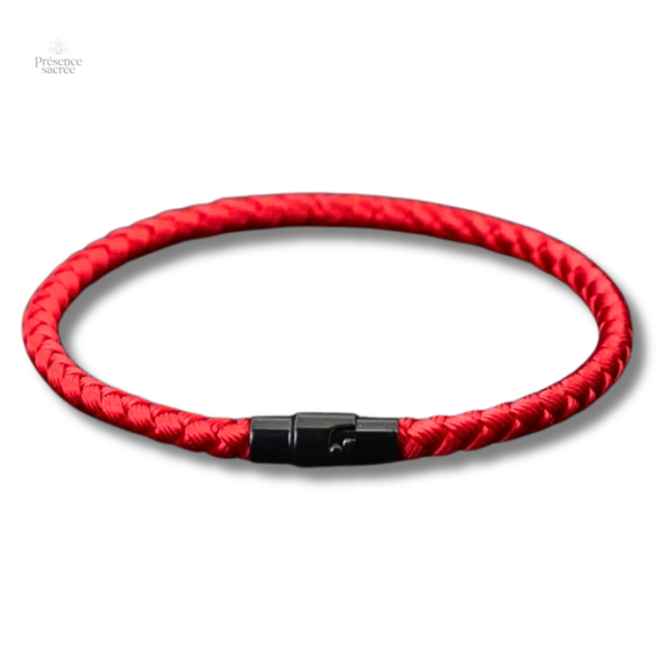 bracelet-homme-rouge-1 Bracelet homme rouge en tissu résistant et stylé