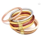 Bracelet jonc bouddhiste, ensemble unique