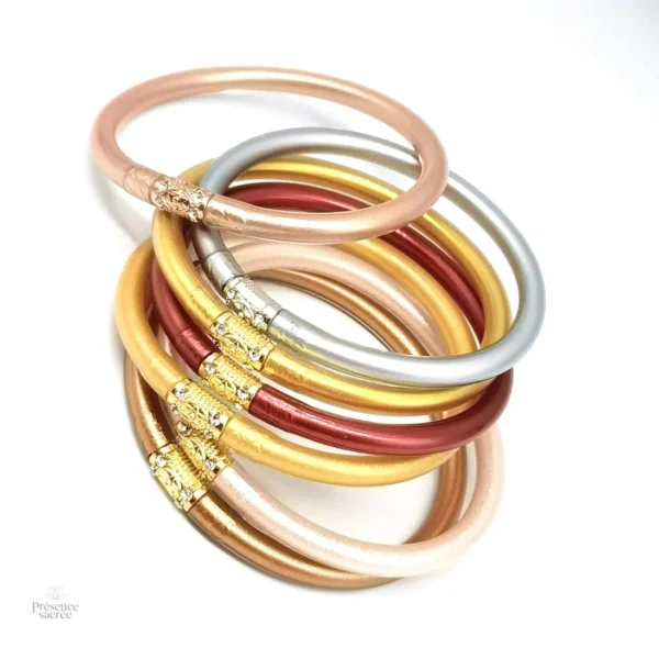 Bracelet bouddhiste en jonc, ensemble de 7