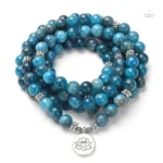 Bracelet Mala en Apatite, un accessoire spirituel élégant