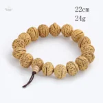 Bracelet Bouddhiste en bois de noix de montagne