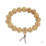 Bracelet en bois naturel pour pratique spirituelle