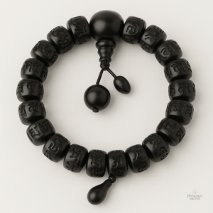 Bracelet Mala en Bois Gravé