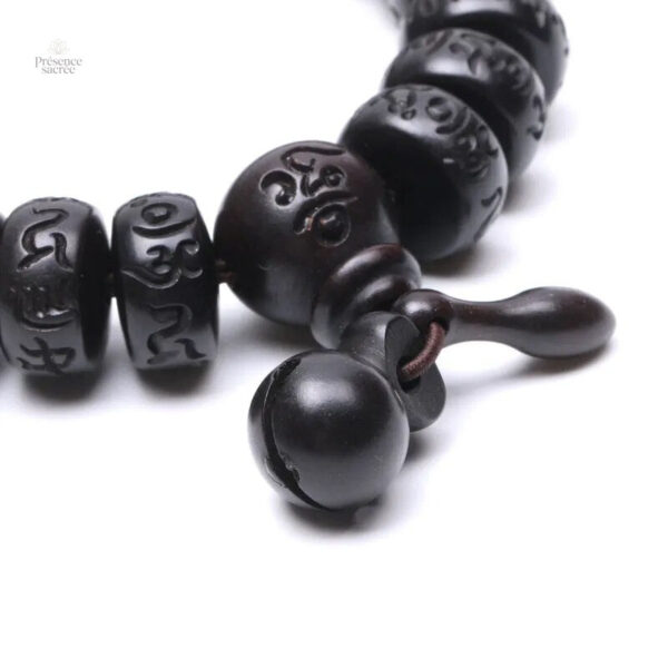 Bracelet spirituel perles en bois