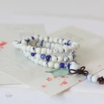 Bracelet Tibétain avec perles colorées, style unique