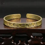Bracelet Manchette en Cuivre Tibétain