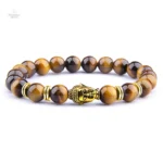Bracelet Oeil de Tigre bleu, symbole de protection