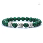 Bracelet spirituel en perles avec motif Bouddha