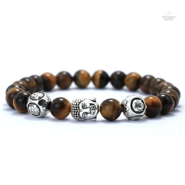 Accessoire zen perlé, inscription Om Mani Padme Hum