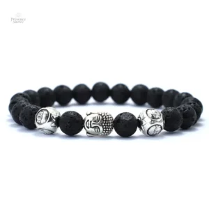Bijou Bouddha en perles, symbole de paix et sérénité