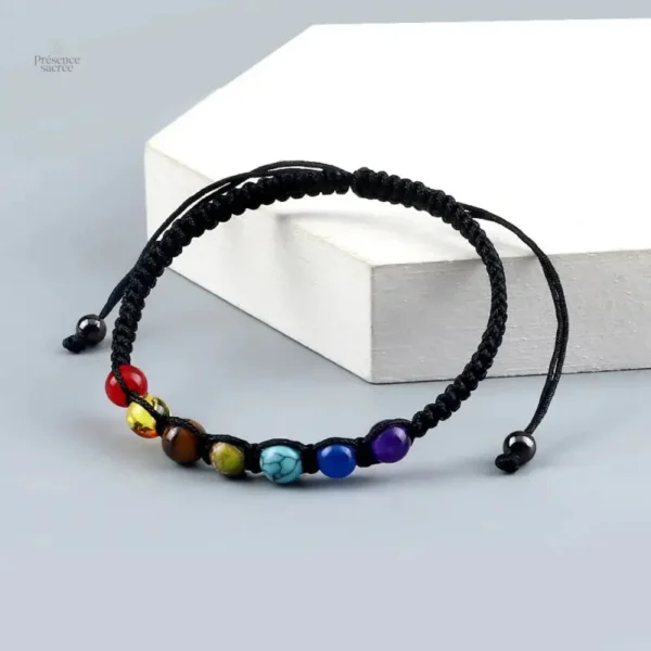 Bracelet en perles naturelles pour chakras