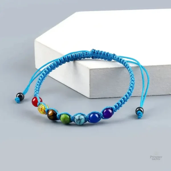 Bijou perles 7 chakras pour harmonisation