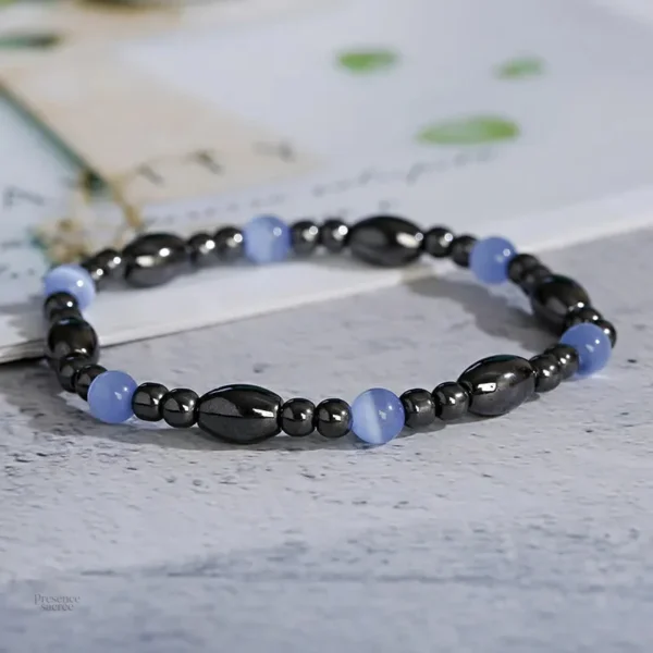 Bracelet en pierre aidant à l'apaisement et au sommeil