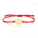 Élégant bracelet rouge, symbole de protection et de bonheur