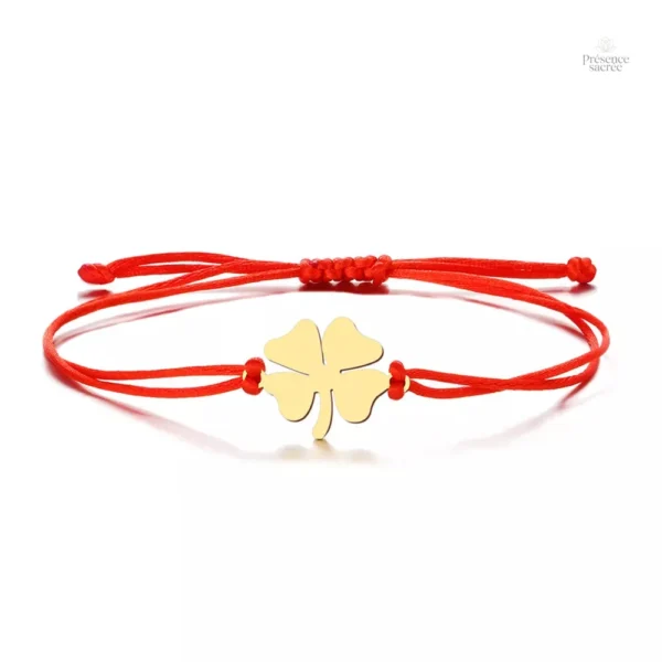 Élégant bracelet rouge, symbole de protection et de bonheur