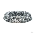 Bracelet Bouddha avec tête de Bouddha et perles de pierre - vue 2