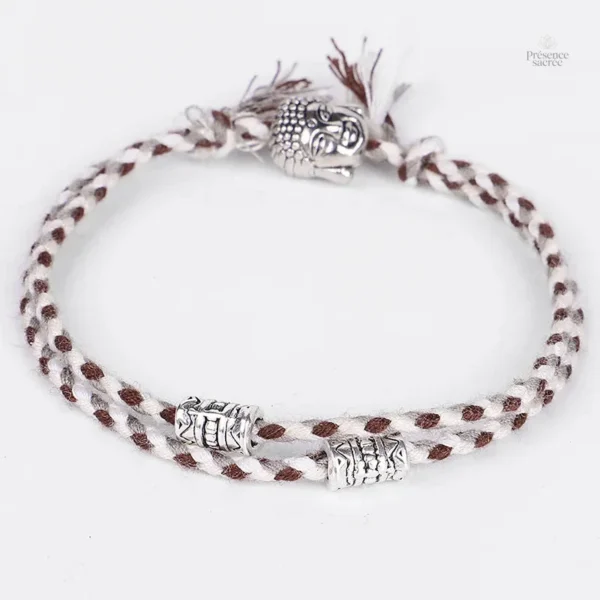 Bijou Bouddha tissé, parfait pour méditation et style