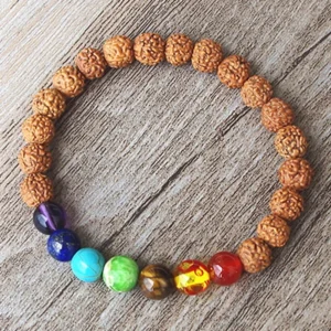 Bracelet spirituel en graine de Bodhi pour méditation
