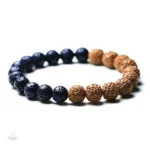 Bracelet en graines naturelles, symbole de sagesse bouddhiste