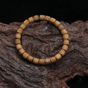 Bracelet Tibétain en bois de santal, accessoire traditionnel