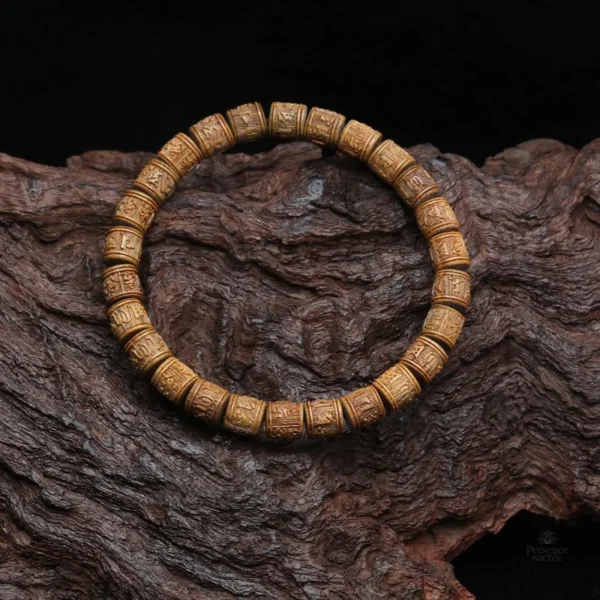 Bracelet Tibétain en bois de santal, accessoire traditionnel