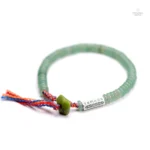 Bracelet tibétain en pierre verte