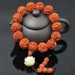 Bracelet unisexe en Graine de Bodhi, design traditionnel
