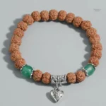 Bracelet femme cœur tibétain traditionnel