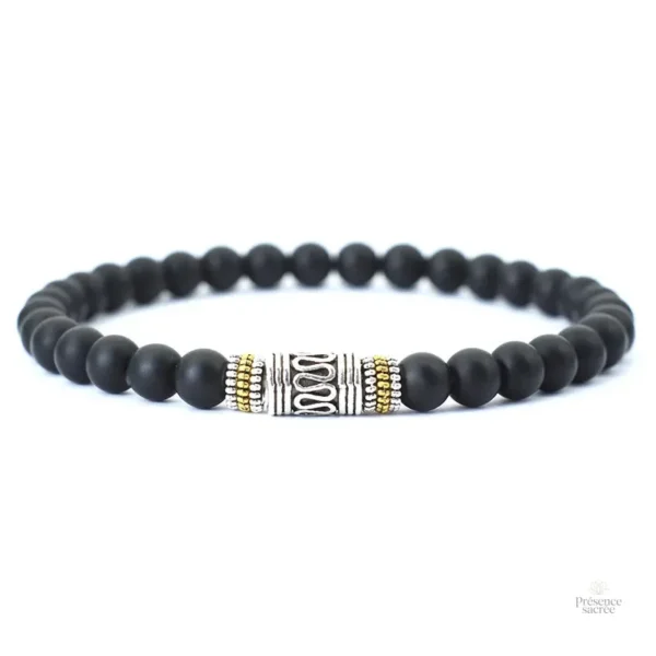 Bracelet en Jaspe Rouge aux énergies tibétaines