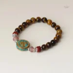 Bracelet en Oeil de Tigre, symbole de protection