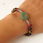 Bracelet Om Tibétain, design authentique