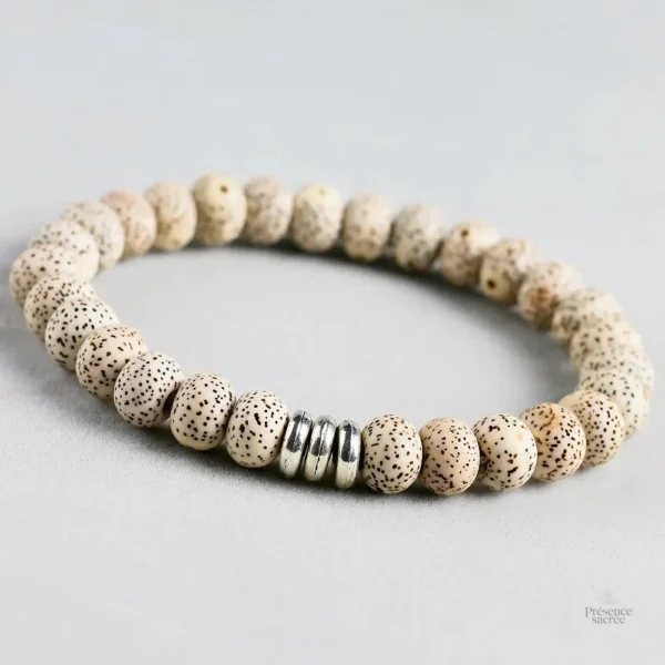 Bracelet spirituel tibétain en perles naturelles