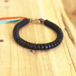 Bracelet Porte Bonheur en fil tressé, style tibétain