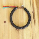 Bracelet chance en tresse, inspiration tibétaine