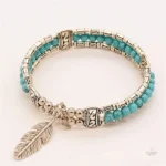 Accessoire tibétain, bracelet vintage féminin alliant élégance et culture