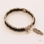 Bracelet femme vintage, bijou tibétain à l'esthétique distinctive