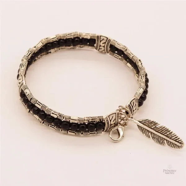 Bracelet femme vintage, bijou tibétain à l'esthétique distinctive