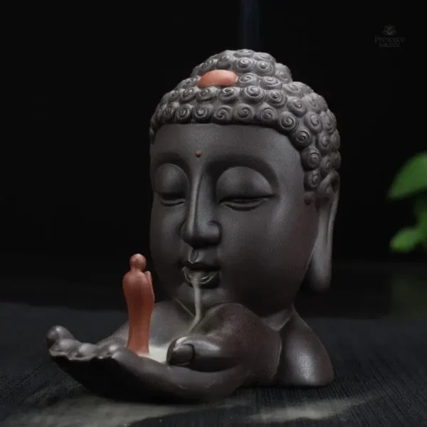 Brûle-encens Bouddha, décoration zen pour aromathérapie