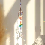 Décoration en verre pour capteur de soleil Chakra