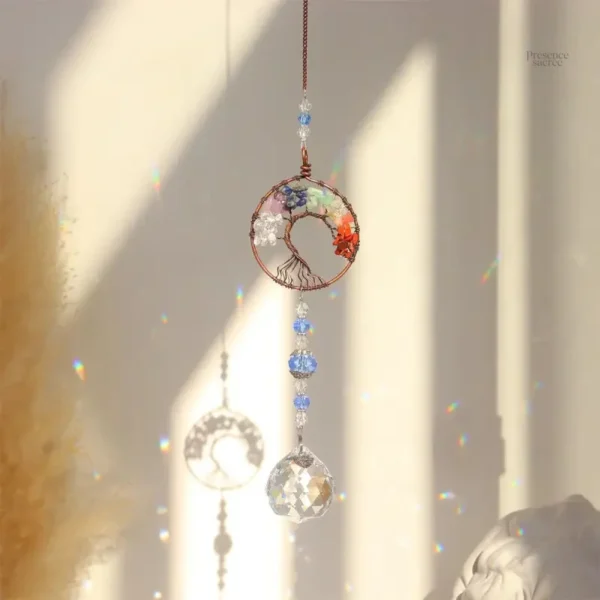 Attrape-lumière décoratif avec motifs de Chakra