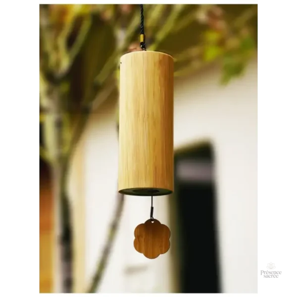 Carillon en bambou offrant harmonie et sérénité