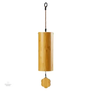 Carillon à vent en bois naturel pour décoration extérieure