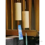 Élégant carillon de jardin en bambou, sonore et décoratif