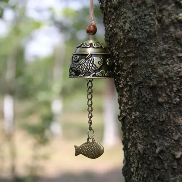 Furin décoratif, carillon en cuivre pour ambiance zen